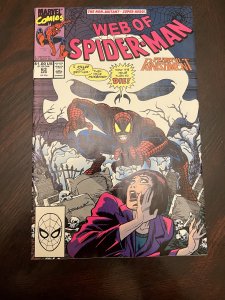 Web of Spider-Man #63 Direct Edition (1990) - NM