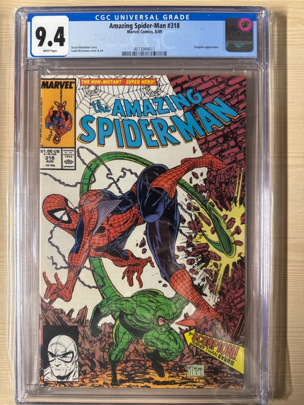 The Amazing Spider-Man #318 (1989) CGC 9.4