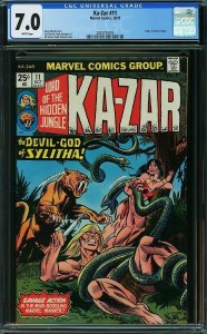 Ka-Zar #11 (1975) CGC 7.0 FVF