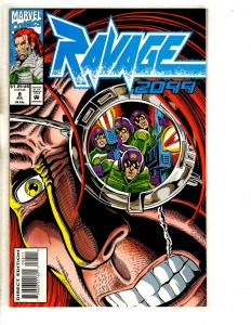 Lot Of 11 Ravage 2099 Marvel Comic Books # 1 2 3 4 5 6 7 (2) 8 9 10 DB11