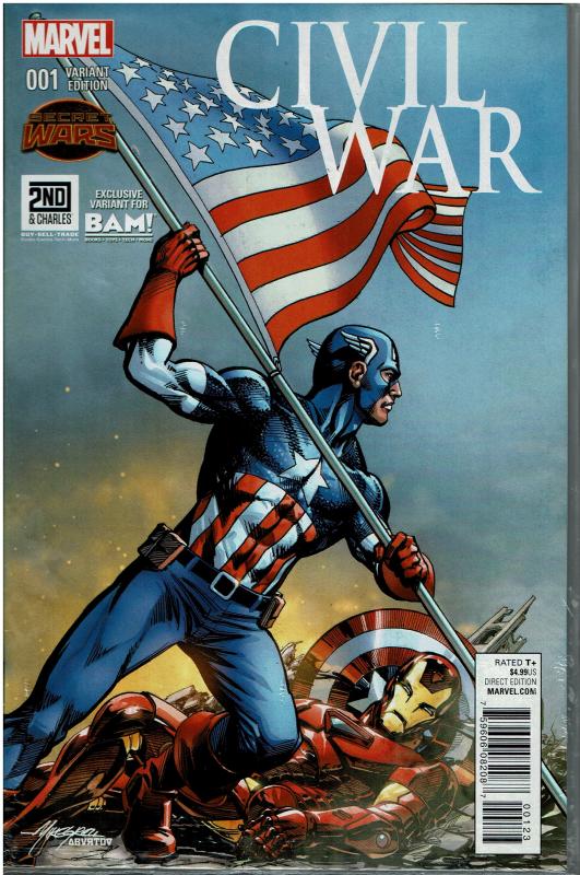 Civil War #001, NM, BAM Variant Exclusive