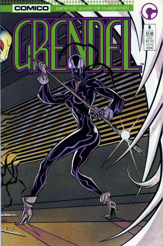 Grendel (2nd Series) #6 VF/NM; COMICO | save on shipping - details inside