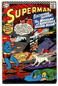 SUPERMAN #189 1966-DC COMICS-KRYPTONS 2ND DOOM KRYPTO VG-