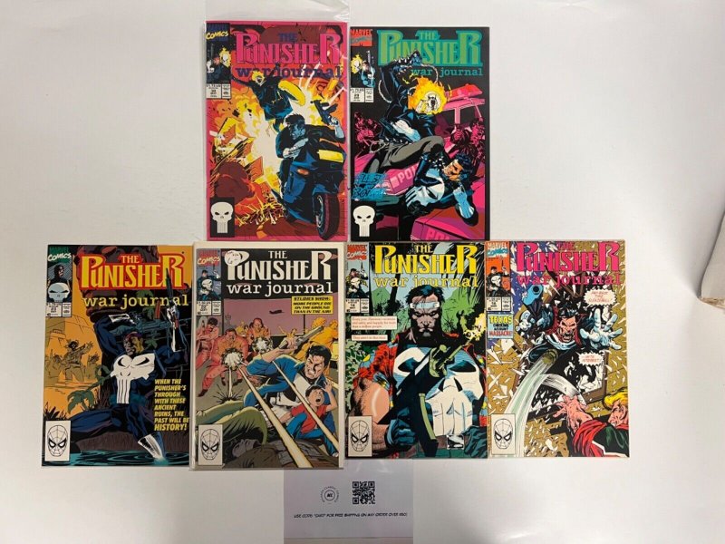 6 The Punisher Marvel Comic Books # 16 18 22 23 30 Spiderman Defenders 71 SM6