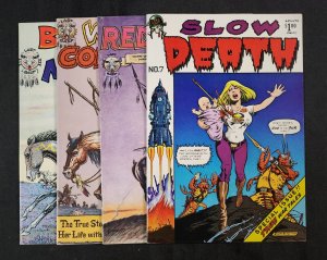 Jack Jackson Underground Comics 4PC all in Comanche Moon (MID) 1978