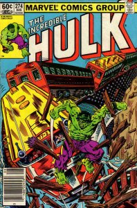 Incredible Hulk, The #274 (Newsstand) VG; Marvel | low grade comic - save on shi