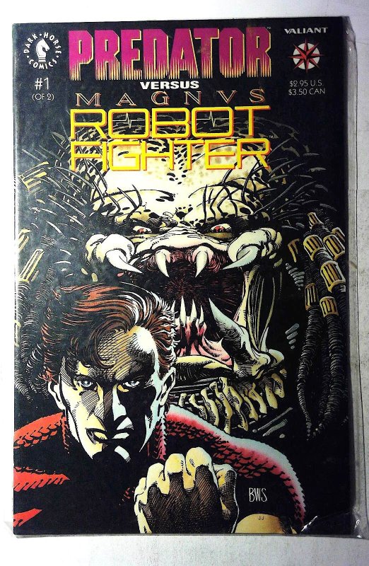 Predator vs. Magnus Robot Fighter #1 (1992) Valiant Comics 1st Print Comic Book
