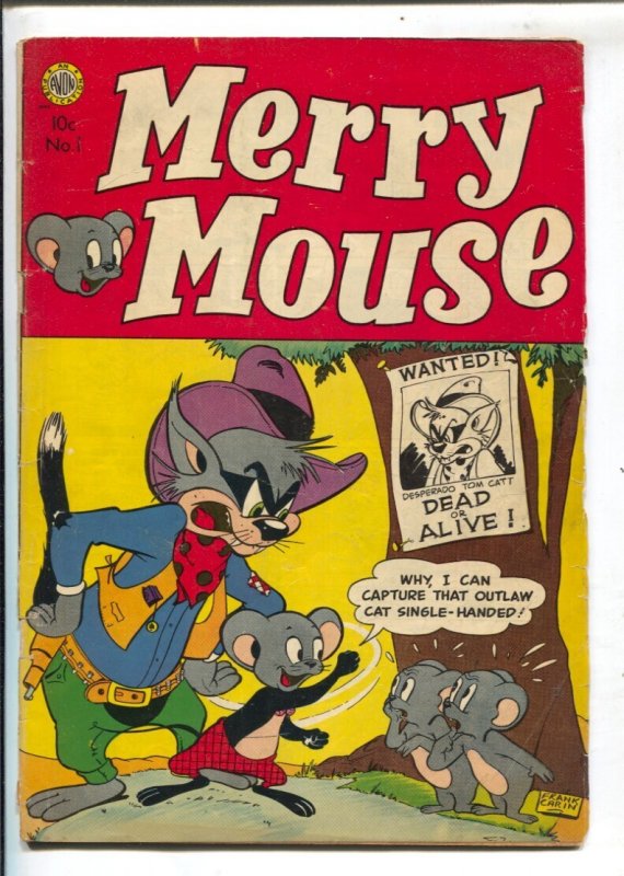 Merry Mouse #1  1953 - Avon  -VG - Comic Book