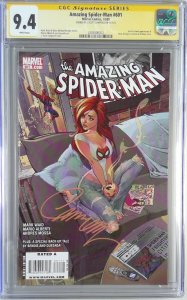 AMAZING SPIDER-MAN #601 CGC 9.4 SIGNED J SCOTT CAMPBELL YELLOW LABEL (SLAB GR...