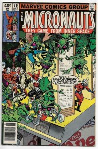 MICRONAUTS #20, VF/NM, Ant-Man, Marvel, 1979 1980  more in store