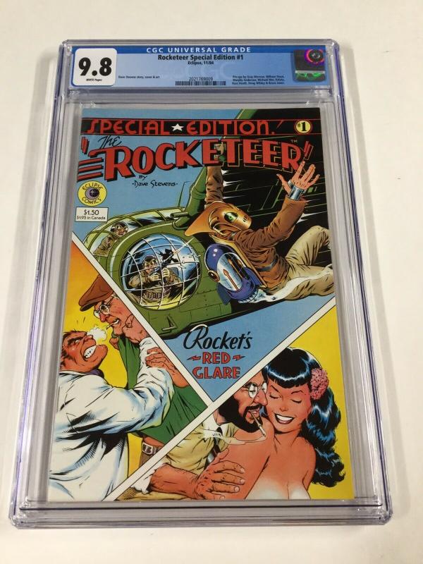 Rocketeer Special Edition 1 Cgc 9.8 White Pages Eclipse Comics