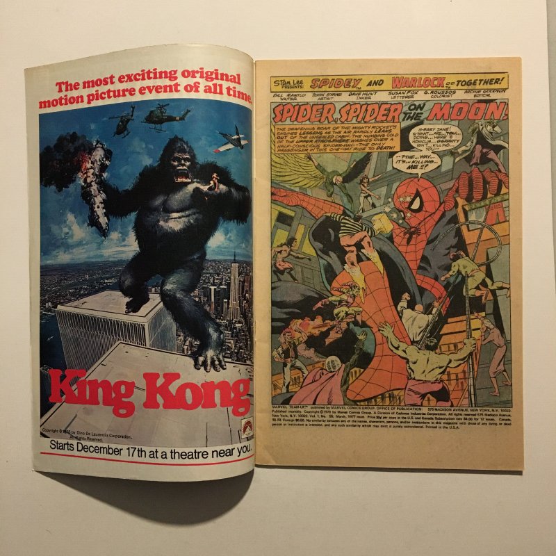 Marvel Team-Up #55 1st Gardener & 1st Time and Power Gems Appearances John Byrne