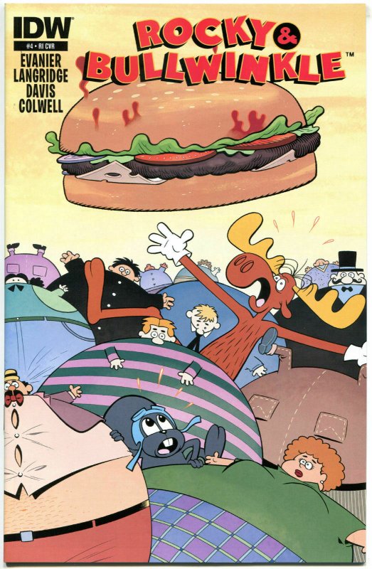 ROCKY and BULLWINKLE #4, VF/NM, Variant, 2014, Boris, Natasha, Dudley Do-Right