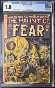 Haunt of Fear 17 CGC 1.8 Pre-Code HORROR 1953 Graham Ingels Cover Art Golden Age
