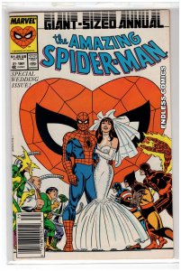 The Amazing Spider-Man Annual #21 Newsstand Ed (1987) / CR400-BRZ1