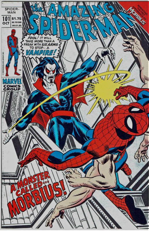 Amazing Spider-Man #101  1st Vampire Morbius, Sliver Reprint NM