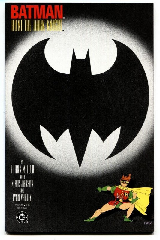 BATMAN THE DARK KNIGHT RETURNS book #3-CARRIE KELLEY cover-1986-VF-