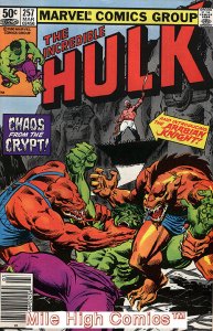 HULK  (1962 Series) (#1-6, #102-474, #600-635)(INCREDIB #257 NEWSSTAND Good