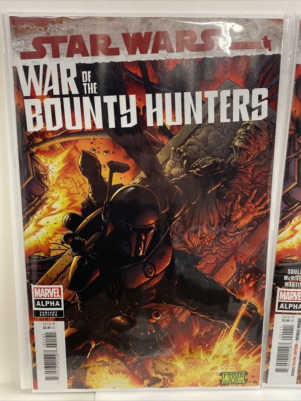 STAR WARS WAR BOUNTY HUNTERS ALPHA #1 Main+ 1:50 Boba Fett IN-HAND SHIPS NOW!