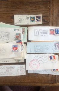 Large group of 1966 French stamps