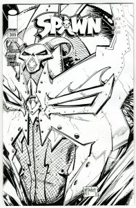 Spawn #305 Cvr C Mcfarlane B&W Variant (Image, 2020) NM
