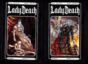 Lady Death #25 Variants 13 pcs + #'s 24 & 26 Variants - 15 pc Lot (2013) 9/9.2