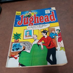 Jughead #129 1966- LBJ cover- Archie comics- Betty & Veronica silver age