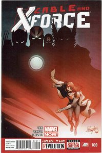 Cable and X-Force #9 Captain America Havok Rogue NM