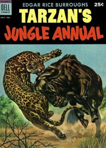 Tarzan's Jungle Annual #3 GD ; Dell | low grade comic 1954 ERB Giant