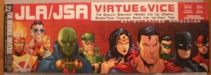 JLA / JSA (VIRTUE & VICE) Promo poster, 2002, Unused, more in our store