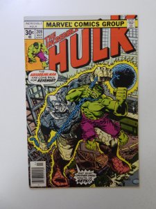 Incredible Hulk #209 VF condition