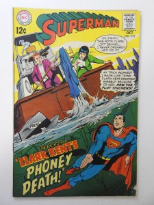 Superman #210 (1968) VG Condition moisture stain