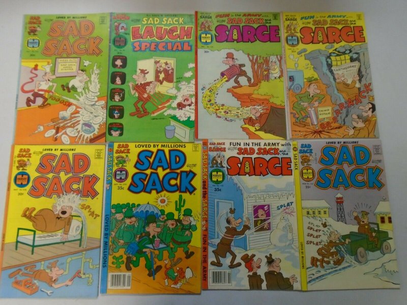 Bronze age Harvey Sad Sack comic lot 40 different avg 5.0 VG FN