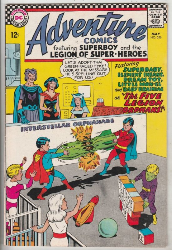 Adventure Comics #356 (May-67) NM- High-Grade Legion of Super-Heroes, Superboy