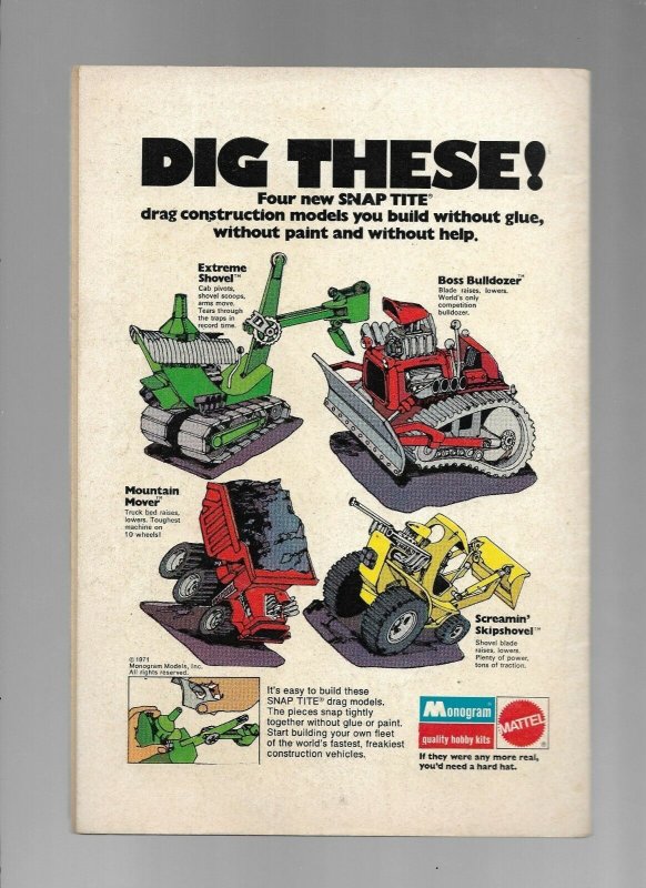 MISTER MIRACLE #9 - GREAT SCOTT FREE BUST-OUT! - (6.5) 1972 