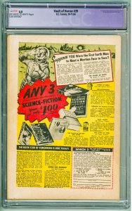 Vault of Horror #39 (1954) CGC Restored 4.0 see description
