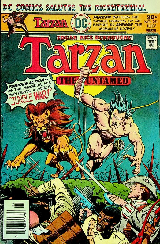 Tarzan of the Apes No.251 (Feb 1978, DC) - Fine 