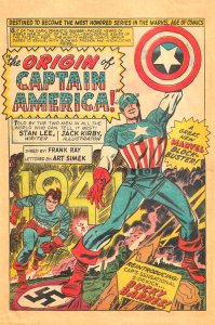 TALES OF SUSPENSE #63 (March '65) 1st Silver Age Origin of Capt America * KIRBY!