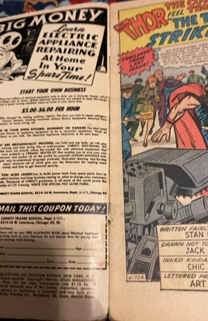 Journey into Mystery #106 (1964)thunder God strikes back