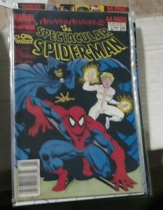 SPECTACULAR  SPIDER-MAN ANNUAL # 9  1989 MARVEL  ATLANTIS ATTACKS CLOAD DAGGER