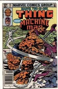 Marvel Two-in-One #93 (1982) The Thing