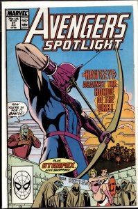 Avengers Spotlight #21 (1989) Starfox