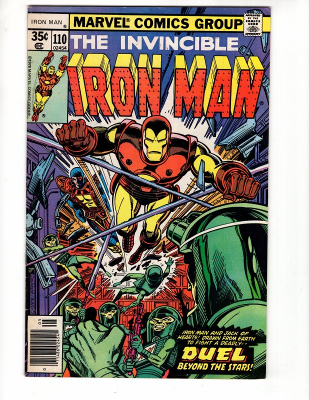 Iron Man #110 'DUEL BEYOND THE STARS! Bronze Age MARVEL Classic !!!