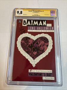 Batman The Long Halloween (1997) # 5 (CGC 9.8 SS) Signed Jeph Loeb • Census = 3