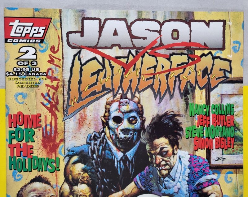 Jason Vs Leatherface #2 1995 Topps Comics NM