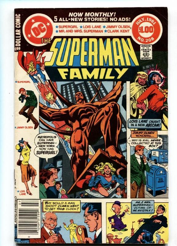 SUPERMAN FAMILY #208-Final Pre-Crisis Earth 2 Mister Mxyzptlk 1981