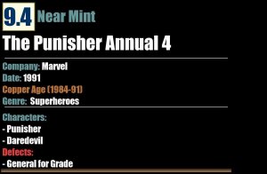 The Punisher #Annual 4 (1991) Marvel Copper-Age comic NM