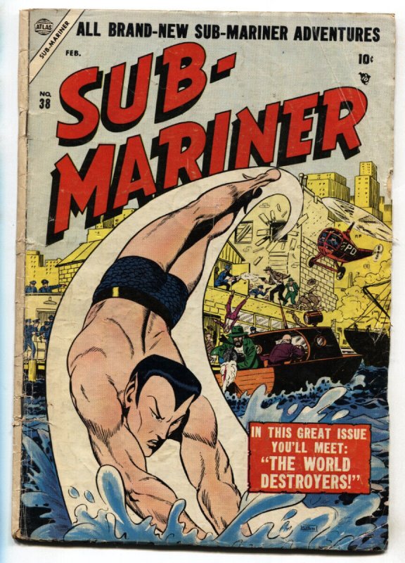 Sub-Mariner #38 1955- Atlas Comics- Namora-origin of wings