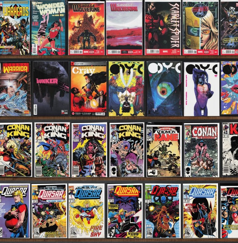 Huge Lot 130+ Comics with Fantastic Four, Ody C, Quasar & More!