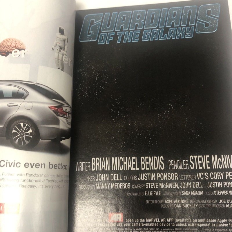 Guardians Of The Galaxy (2013) # 1 (NM) Variant Edition • Brian Michael Bendis